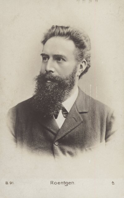 Wilhelm Roentgen (1845-1923), německý fyzik (čb fotografie) od German Photographer