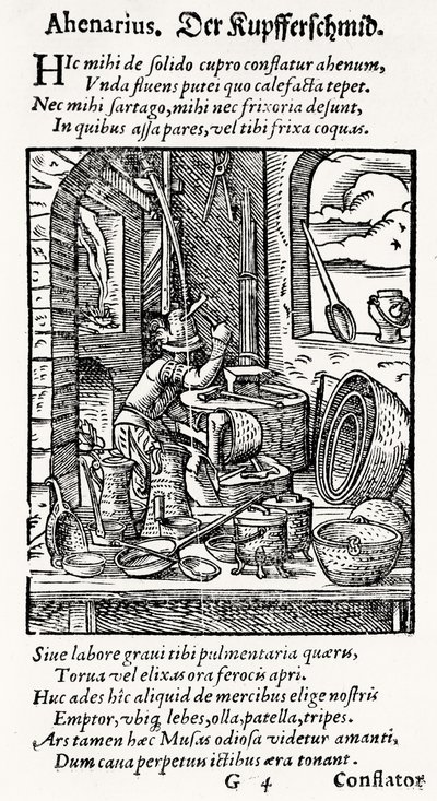 A Copper-Smith, vydal Hartman Schopper od German School