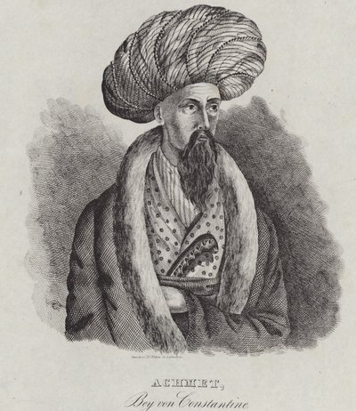 Ahmad Bey z Constantine, 1839 od German School