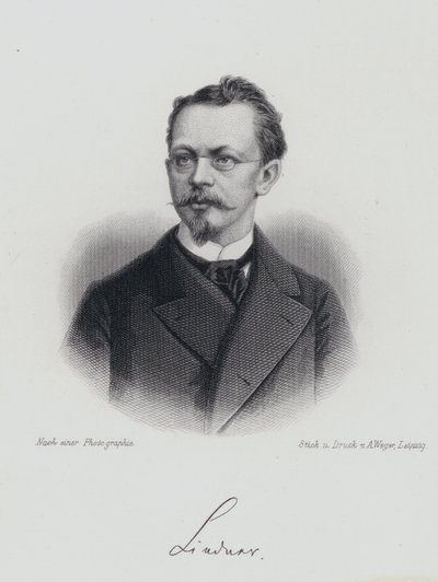 Albert Lindner , německý dramatik (rytina) od German School
