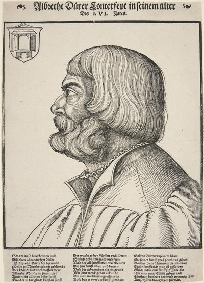Albrecht Durer, 56 let (dřevořez) od German School
