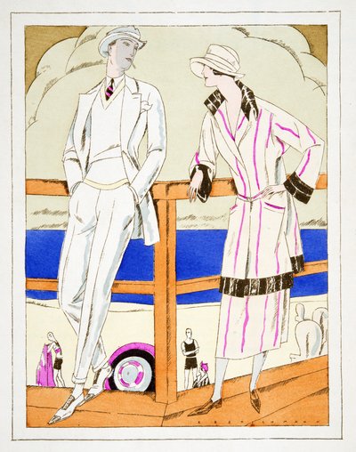 Ammeer, Outfits by Gerard Bresser, from Styl, pub. 1922 (pochoir print) od German School