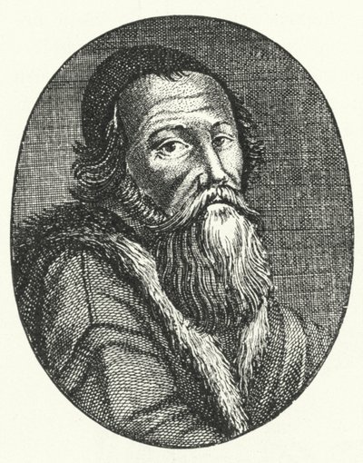 Amos Komenský, český spisovatel a filozof (rytina) od German School