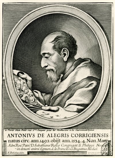 Antonio Allegri z Correggia od German School