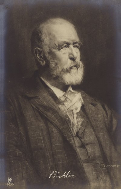 Arnold Boecklin, švýcarský malíř (litografie) od German School