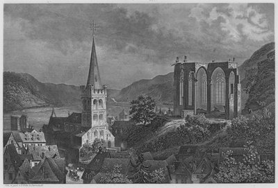 Bacharach (rytina) od German School