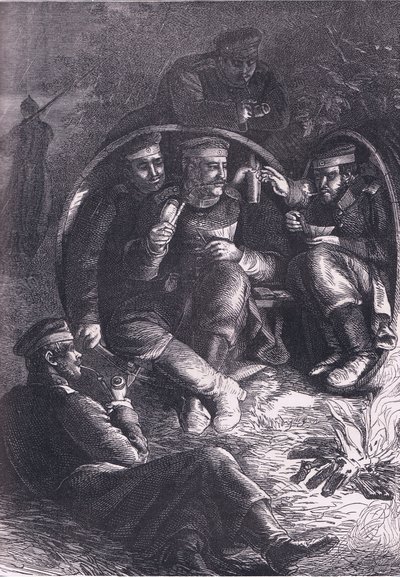 Před Metz, Cassells Historie války mezi Francií a Německem vydaná Cassell and Company Limited, kolem roku 1890 (litho) od German School