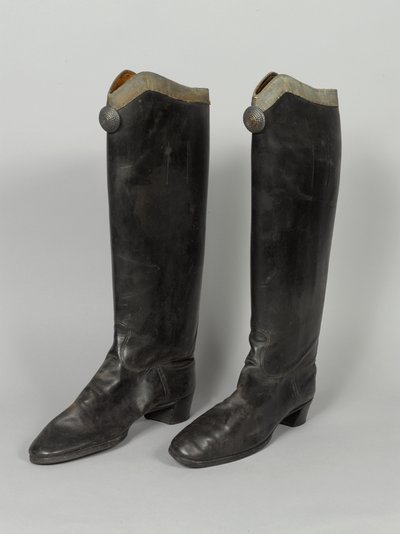 Boty, 3. von Zieten Hussars, nošené HRH vévodou z Connaughtu, před rokem 1914 (boty) od German School
