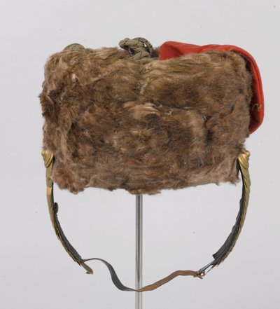 Busby, HRH vévoda z Connaughtu, 3. zietenští husaři, německá armáda, před rokem 1914 (busby) od German School