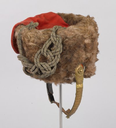 Busby, HRH vévoda z Connaughtu, 3. zietenští husaři, německá armáda, před rokem 1914. (kožešinová čepice) od German School