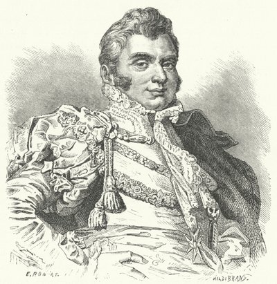 Charles Ferdinand, vévoda z Berry (rytina) od German School