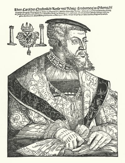 Karel V., císař Svaté říše římské od German School