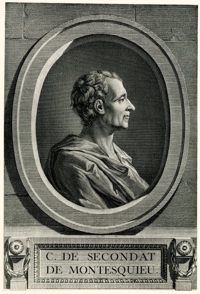 Charles de Secondat z Montesquieu od German School