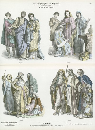 Křesťané a Arabové, 4.-6. století od German School