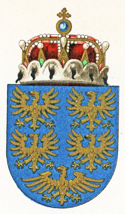 Erb Dolního Rakouska, kolem roku 1898 od German School