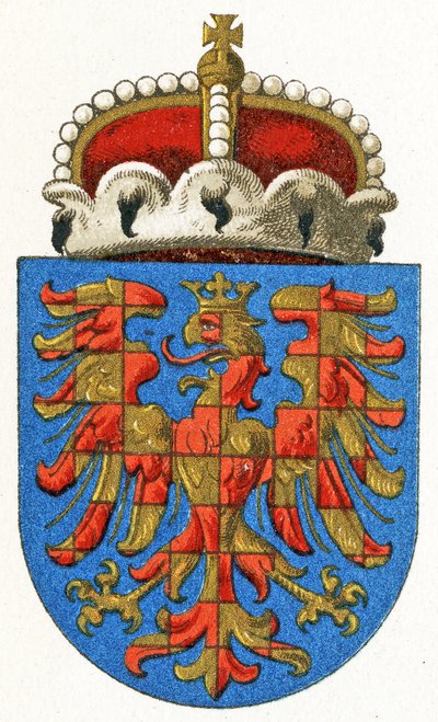 Znak Moravy, kolem 1898 od German School