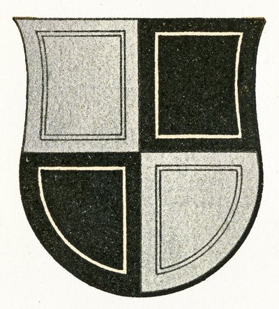 Erb města Zollern (Hechingen), kolem roku 1898 od German School