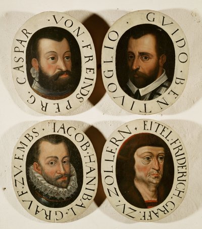 Velitelé třicetileté války, Caspar von Freindsperg, Guido Bentivoglio, Jacob Hanibal hrabě Embs ... od German School