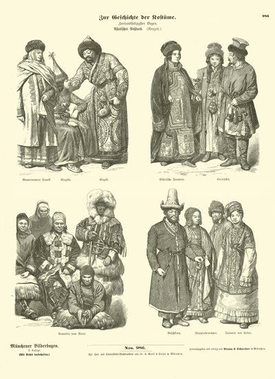 Kostýmy ruského Dálného východu od German School