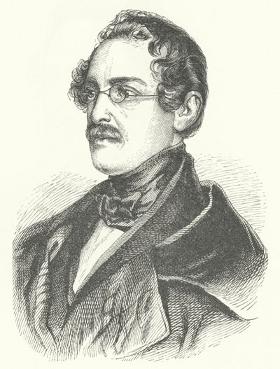 Hrabě Anton Alexander von Auersperg , rakouský básník a liberální politik od German School