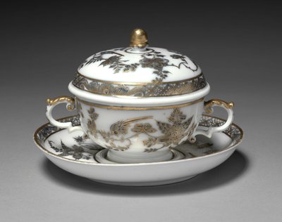 Krytá mísa a mísa, výrobce Meissen Porcelain Factory, Německo, 1730-1740 od German School