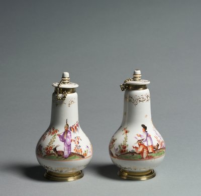 Zakrytá baňka, výrobce Meissen Porcelain Factory, Německo, c.1720-1723 od German School