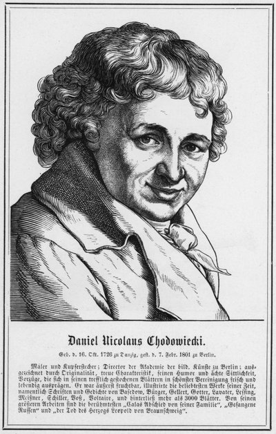 Daniel Nicolaus Chodowiecki (rytina) od German School