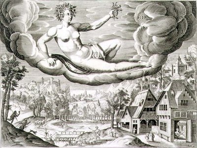 Dawn, rytý Paul Furst (c.1605-66) (rytina) od German School