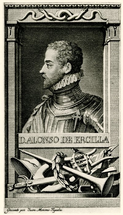 Don Alonso de Ercilla a Zuniga od German School