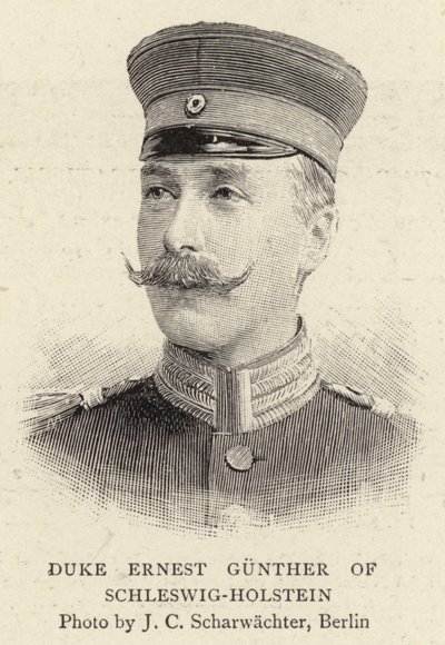 vévoda Ernest Gunther ze Šlesvicka-Holštýnska od German School