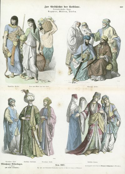 Egyptské, maurské a turecké kostýmy od German School