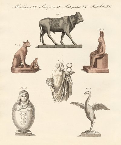 Egypťanská božstva od German School