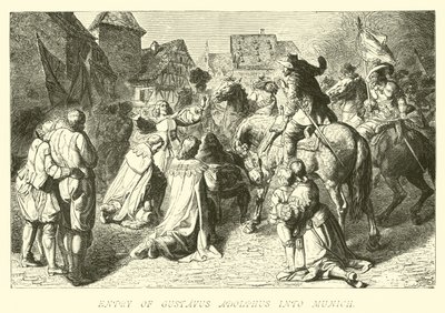 Vstup Gustava Adolpha do Mnichova od German School