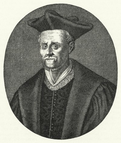 Francois Rabelais , francouzský spisovatel (rytina) od German School
