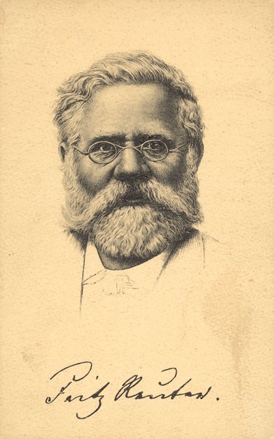 Fritz Reuter (litografie) od German School