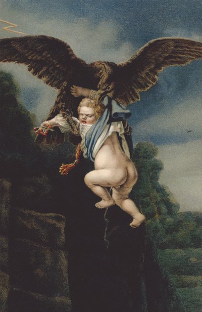 Ganymede v orlích spárech od German School