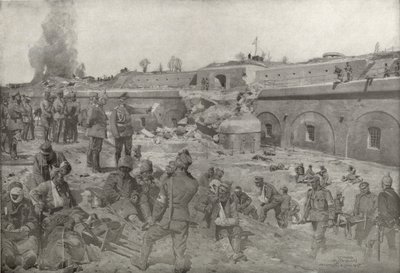 Generální polní maršál von Mackensen na návštěvě pevnosti Augen v Przemyslu od German School