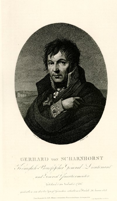 Gerhard Johann David von Scharnhorst, 1884-90 od German School