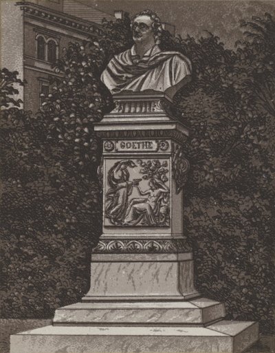 Goethe-Denkmal (litho) od German School