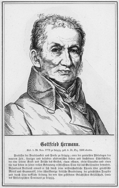 Gottfried Hermann (rytina) od German School