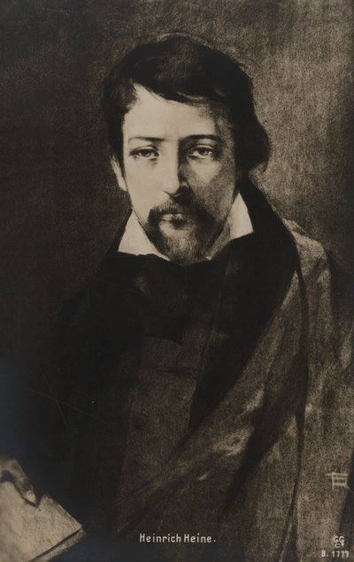 Heinrich Heine (litho) od German School