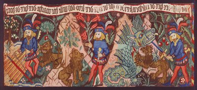 Jindřich Lev, německá tapiserie od German School