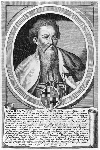 Hermann ze Salzy (xylograf) od German School