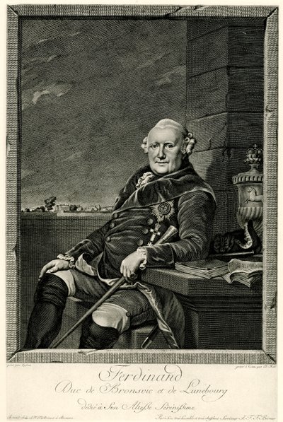 vévoda Ferdinand Brunšvický od German School
