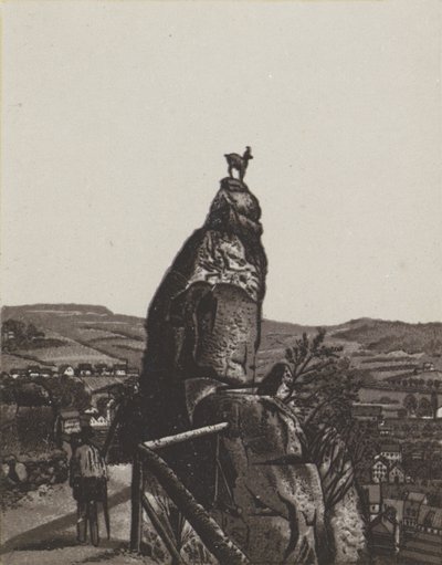 Hirschensprung (litho) od German School