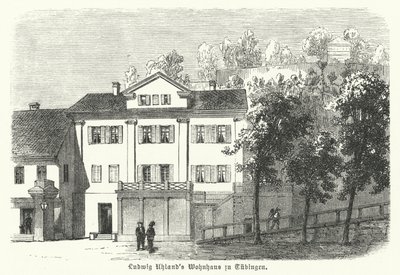 Domov německého básníka, filologa a literárního historika Ludwiga Uhlanda, Tubingen od German School