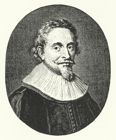 Hugo Grotius, holandský právník (rytina) od German School