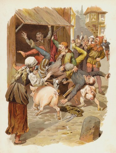 Ilustrace pro Till Eulenspiegel od German School