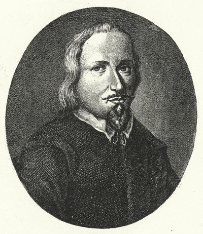 Jakob Boehme , německý teolog (rytina) od German School