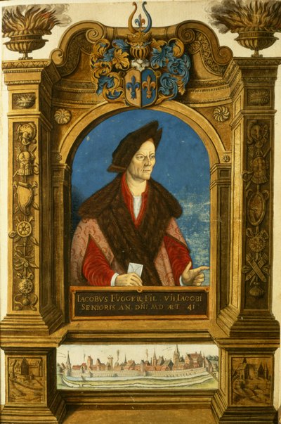 Jakob Fugger, z Tajné knihy cti rodu Fuggerů od German School